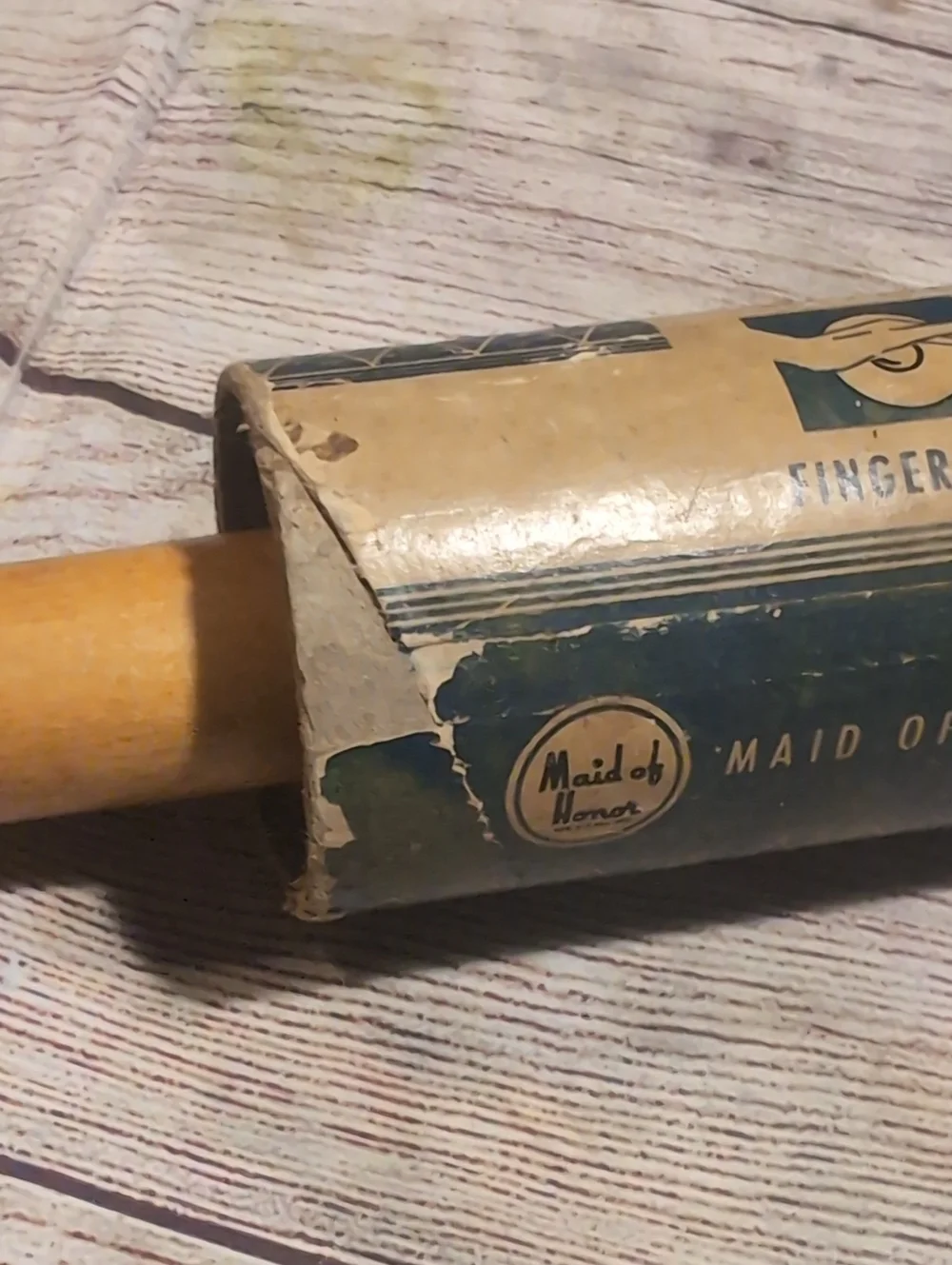 Maid Of Honor Vintage Ball Bearing Rolling Pin Sears Roebuck Circa 1930's